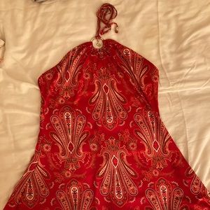 Baby Phat tie up halter top